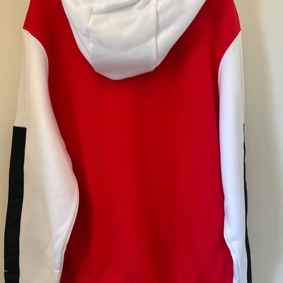 Nike Air full zip hoodie black red white block style Men’s size Medium - Picture 6 of 7